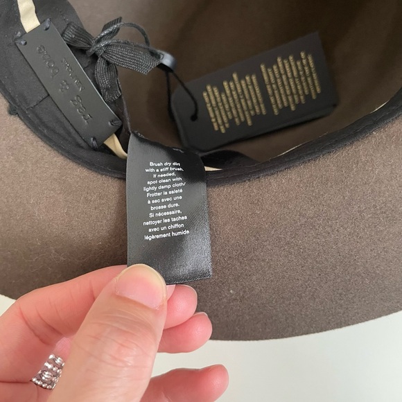 Rag & Bone Floppy Brim Fedora Wool Hat Size M - Picture 9 of 15